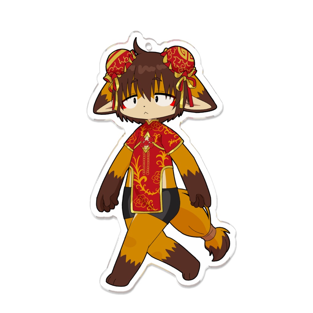 ミニなこちゃんアクリルキーホルダー（絵：こなざらめ）