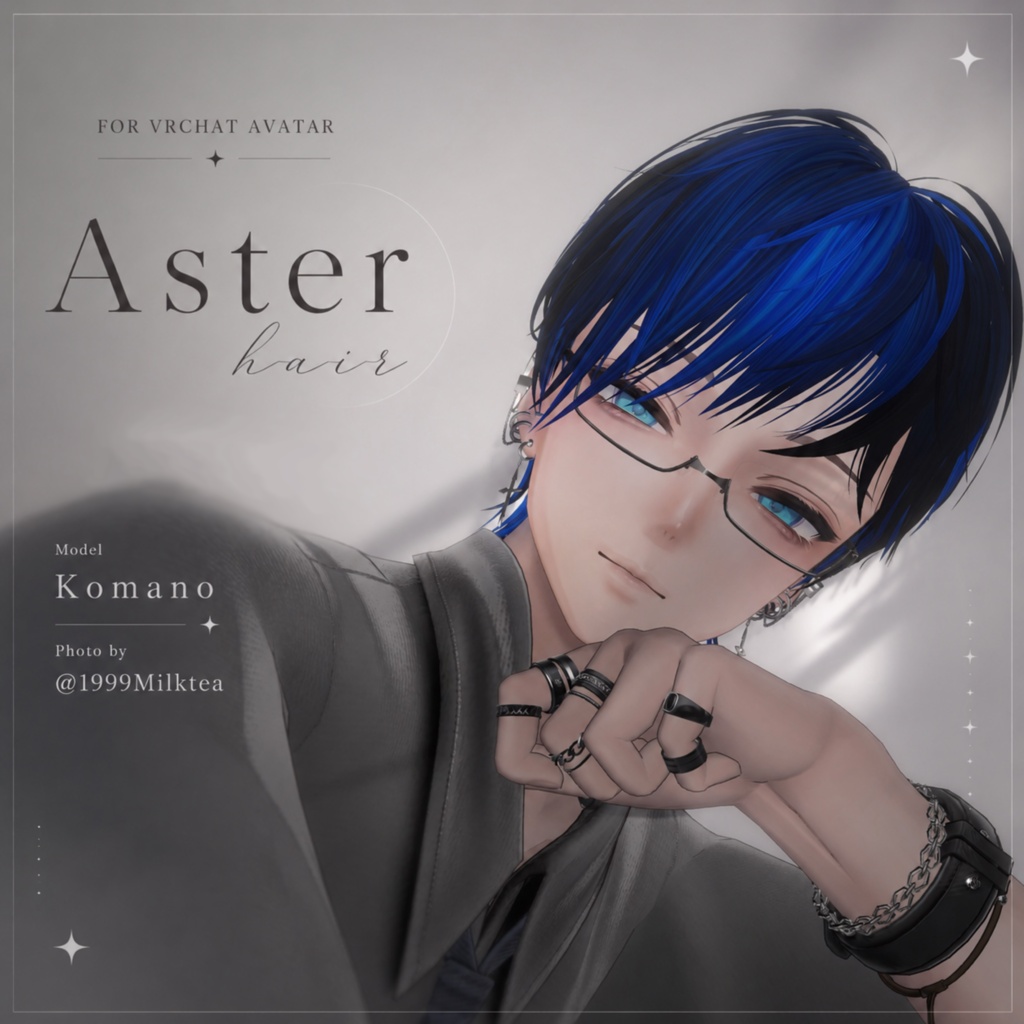 Aster hair 16体対応