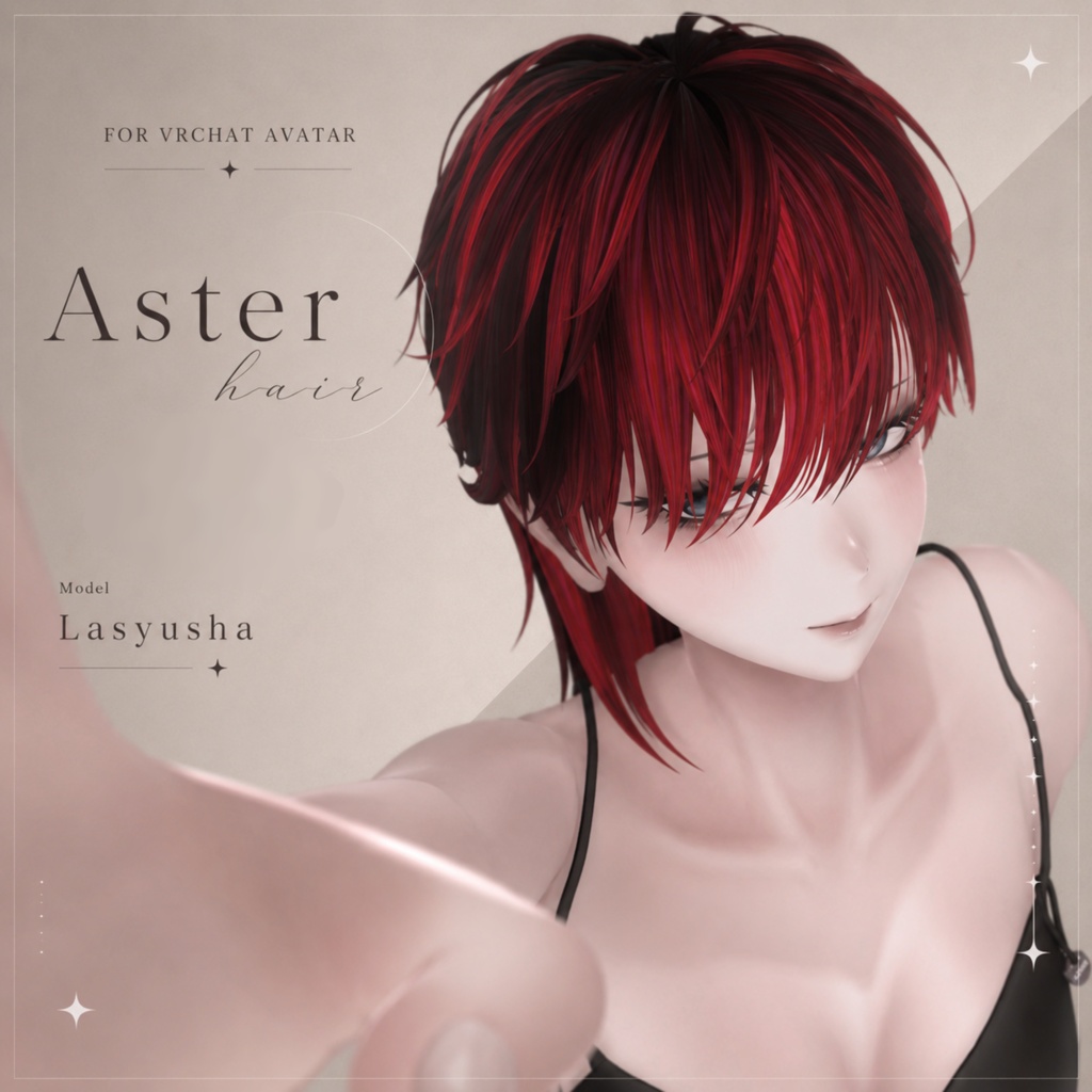 Aster hair 16体対応