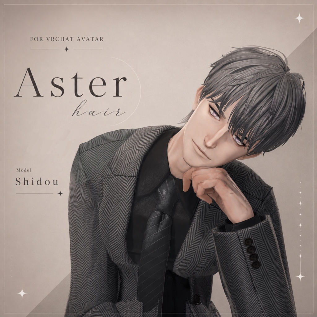 Aster hair 16体対応