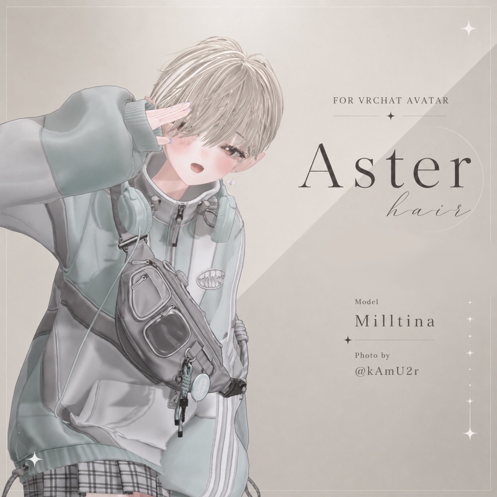 Aster hair 16体対応