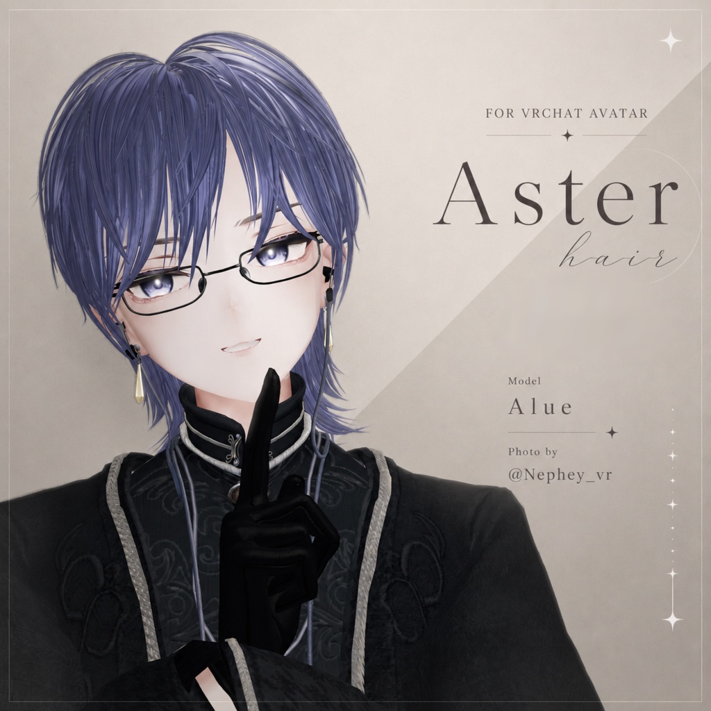 Aster hair 16体対応