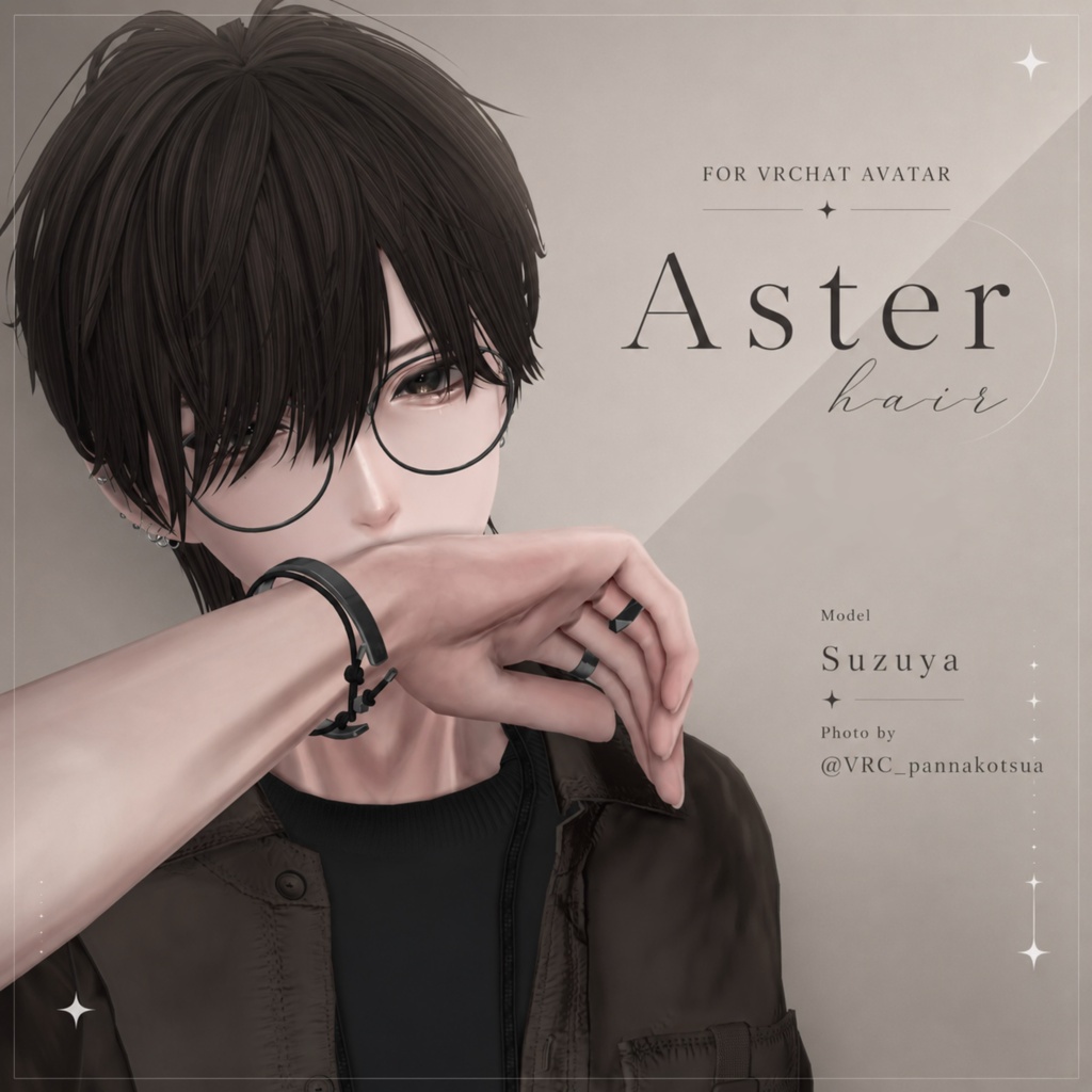 Aster hair 16体対応