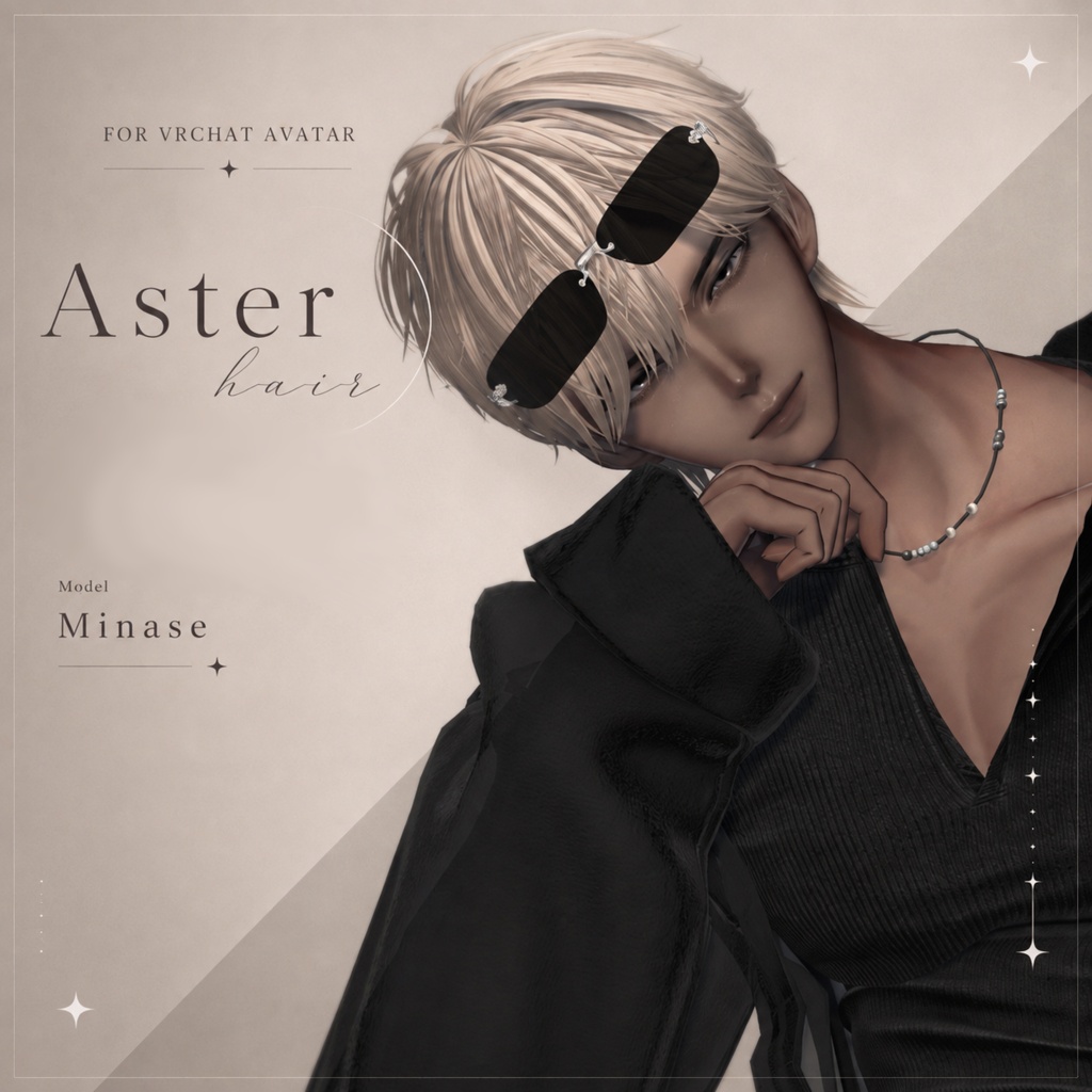 Aster hair 16体対応