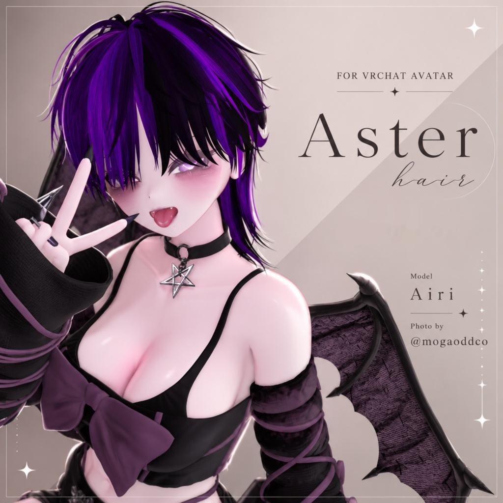 Aster hair 16体対応
