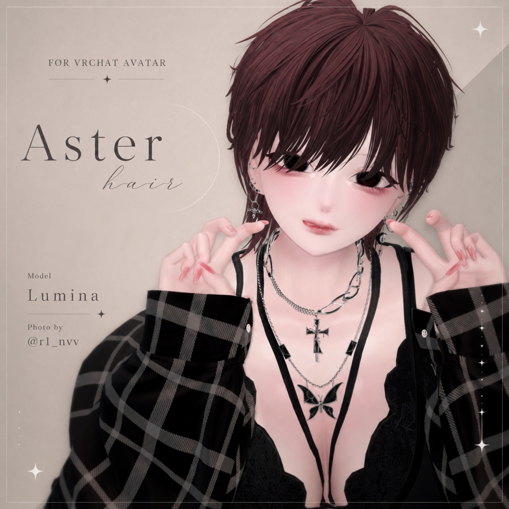 Aster hair 16体対応