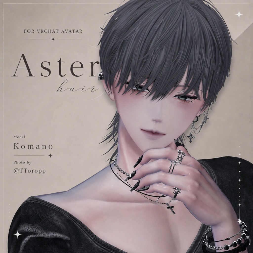 Aster hair 16体対応