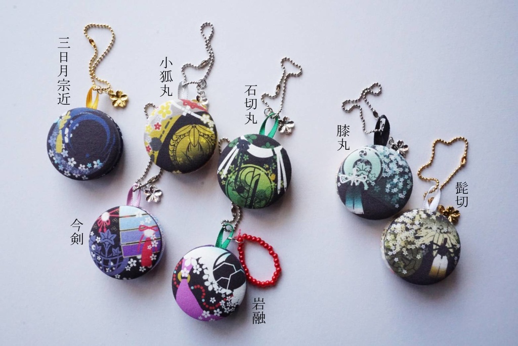 【送料込】刀剣乱舞イメージ和ボタンストラップ