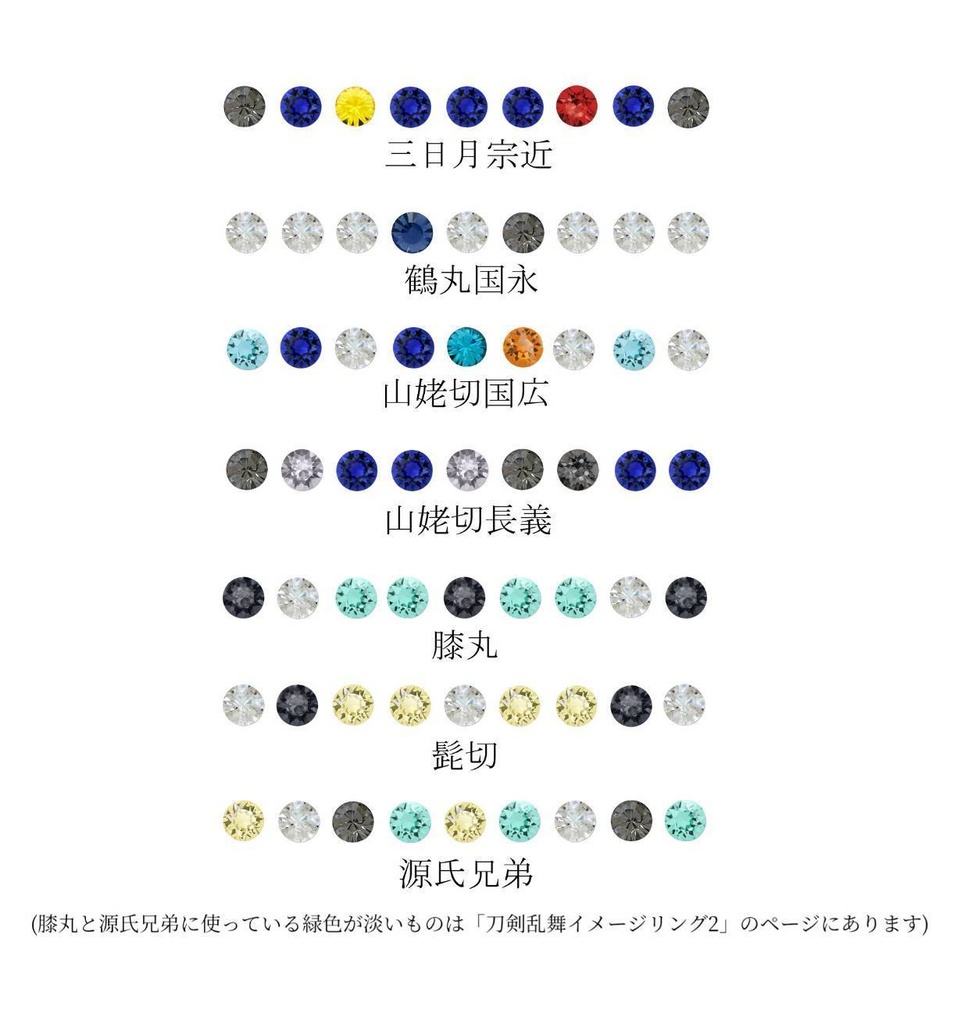 【送料込】刀剣乱舞イメージリング