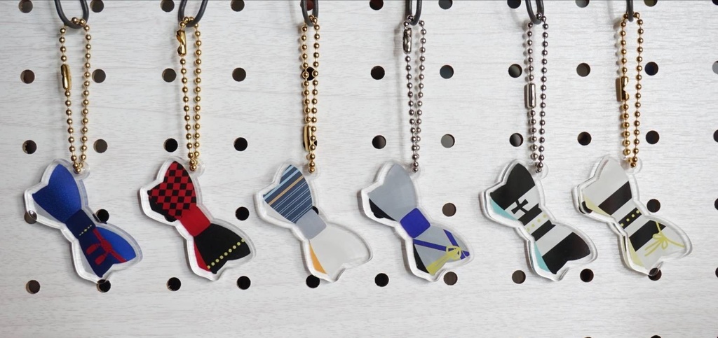 【送料込】とうらぶイメージリボンアクキー