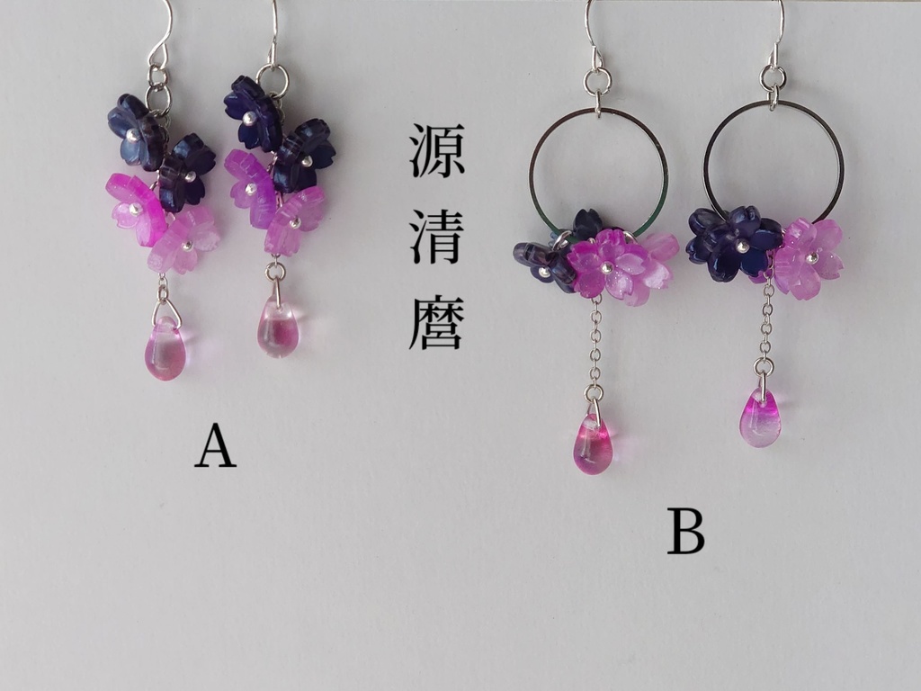 【送料込】刀剣乱舞イメージ 誉桜ピアス/イヤリング