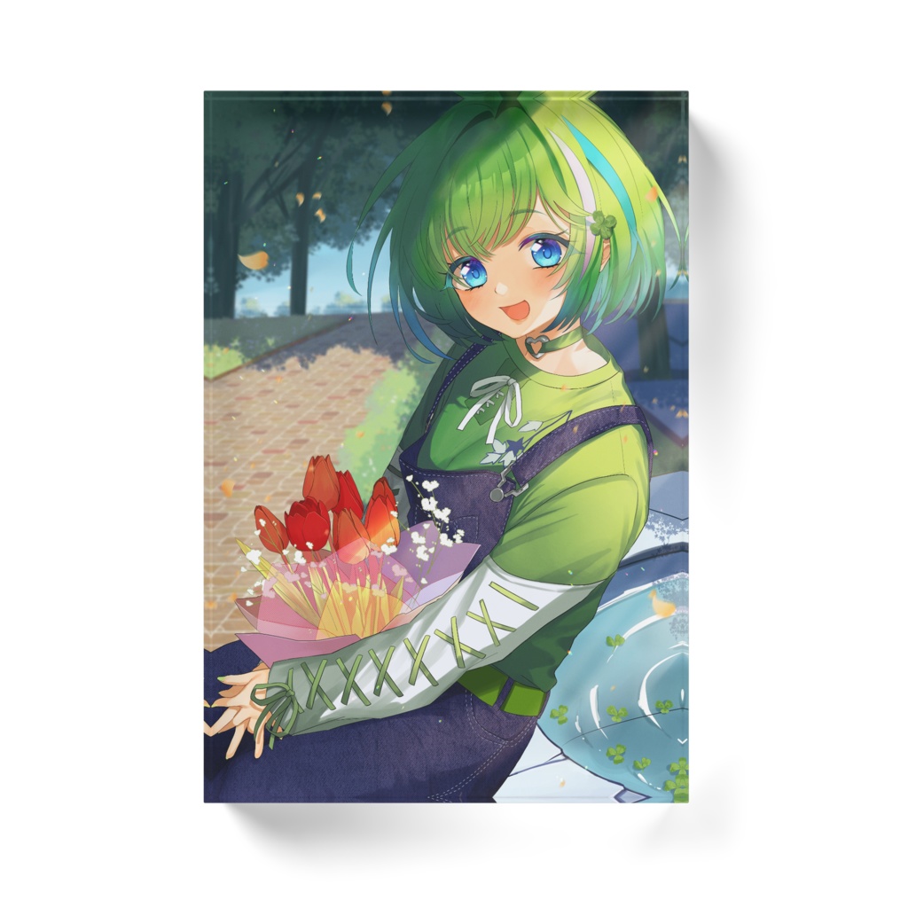 譜洲みどり みどりの日アクリルブロック