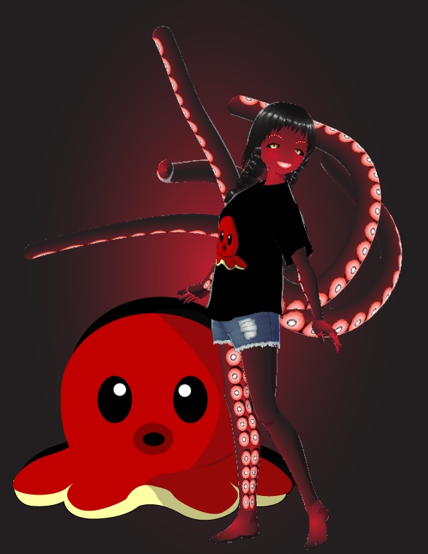 Charlie Red octopus