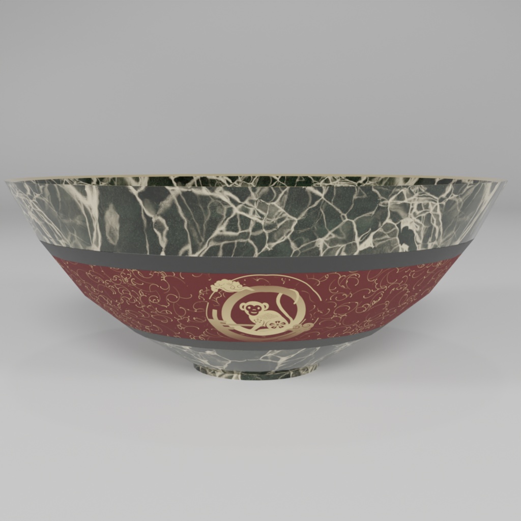Chinese zodiac bowls
