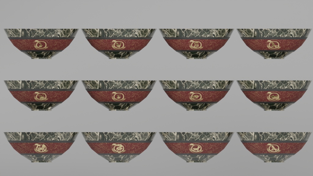 Chinese zodiac bowls