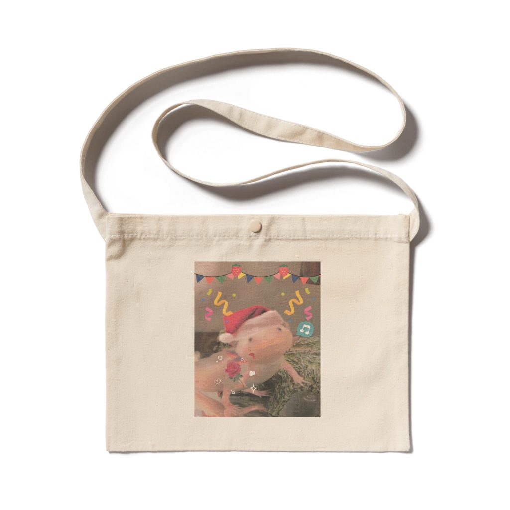 うーたんといっしょ。(めでてぇver.)／サコッシュ白