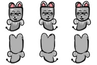 例のウサギアバターピクリエ用