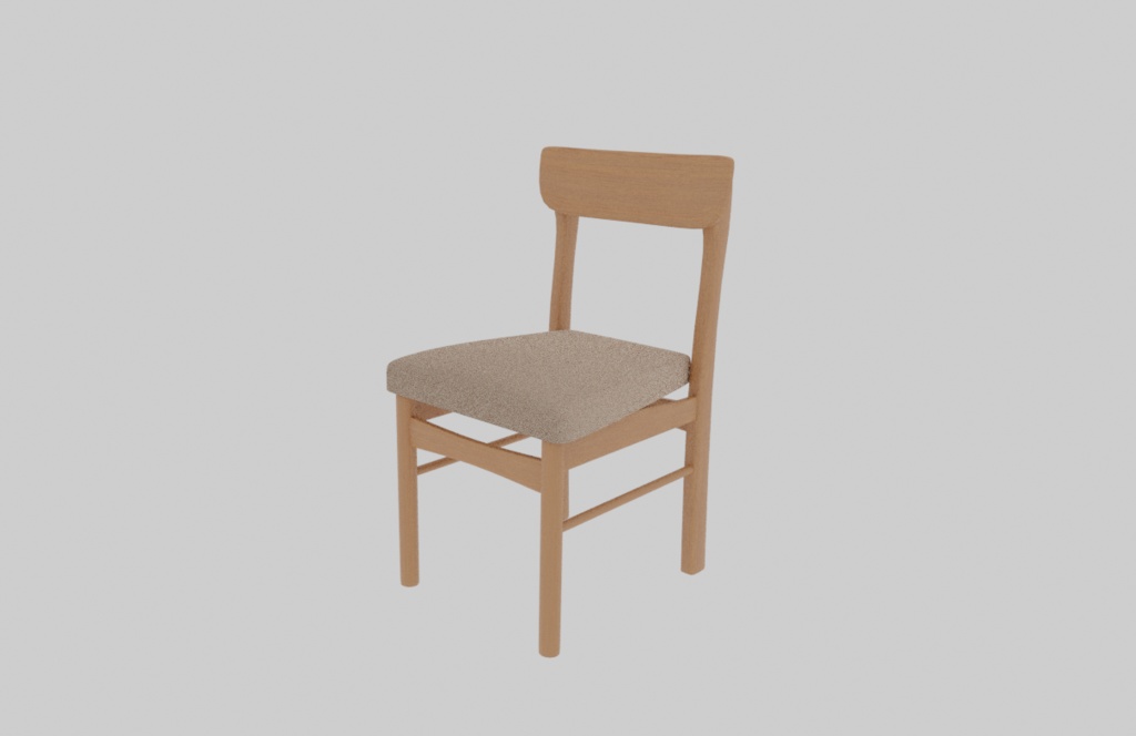 3DCG　椅子