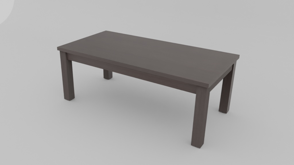 3DCG　センターテーブル