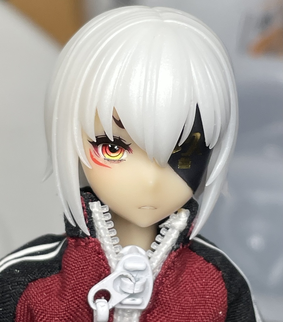 6mmアイ 2個1セット虹彩2.3mm イクラカラー