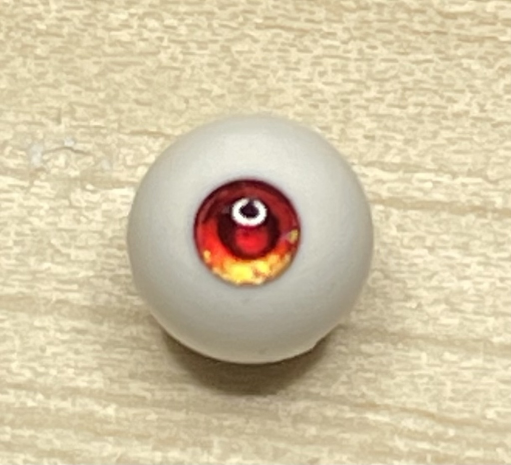 ⚠️3/15日20時販売開始6mmアイキラキラいくら虹彩2.3mm(赤)2個1セット