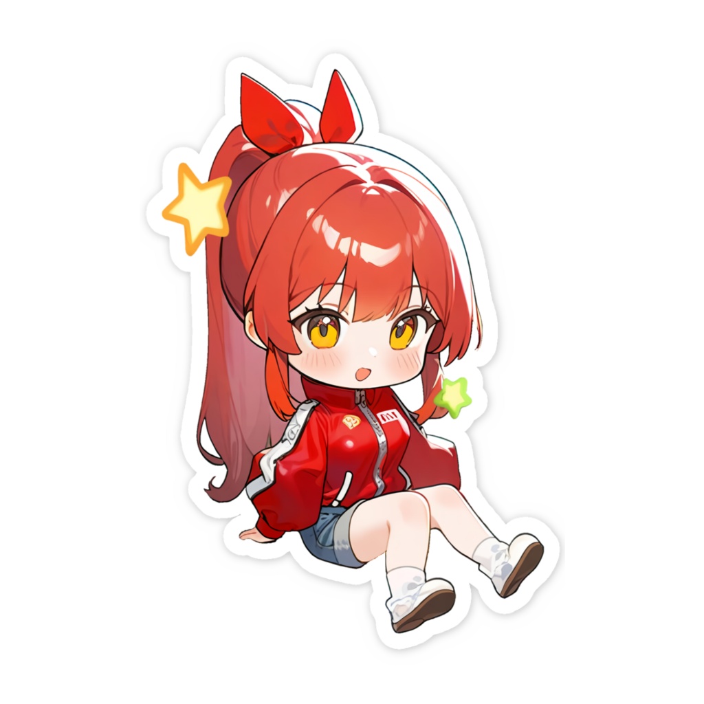 ちびテイラ_スマホステッカー②