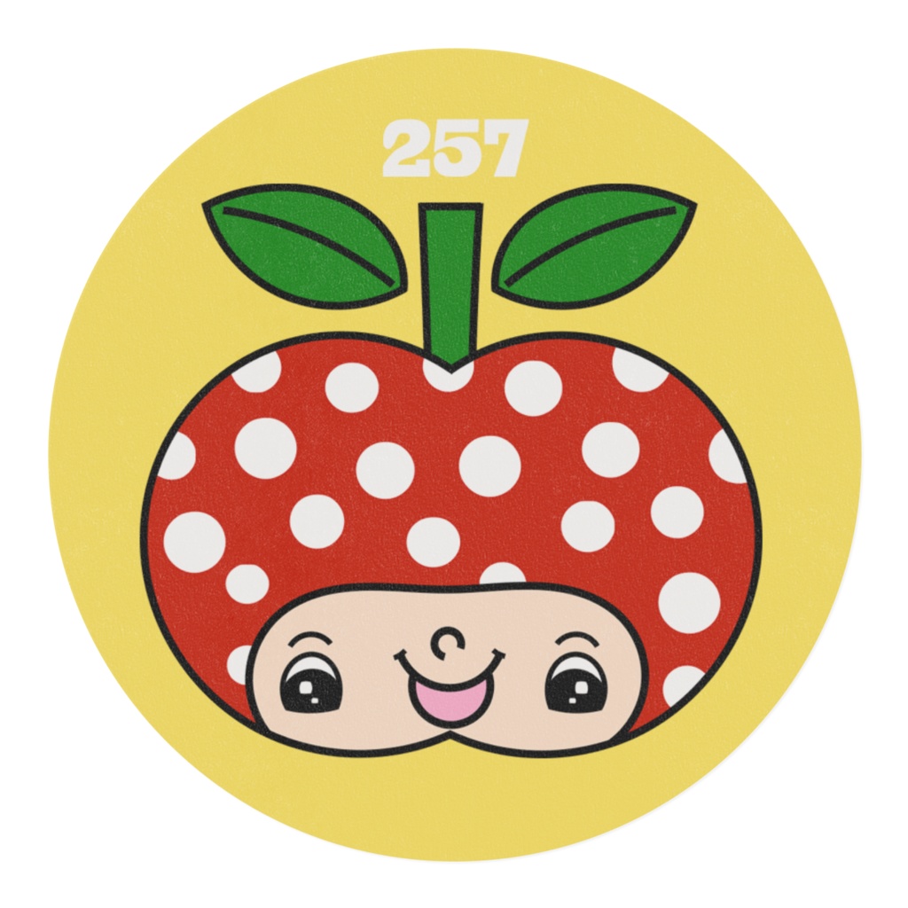 水玉リンゴちゃんと仲間たち マスキングテープ