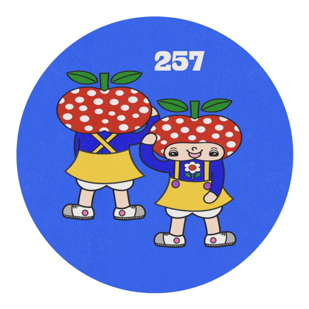 水玉リンゴちゃん、こんちは!マスキングテープ