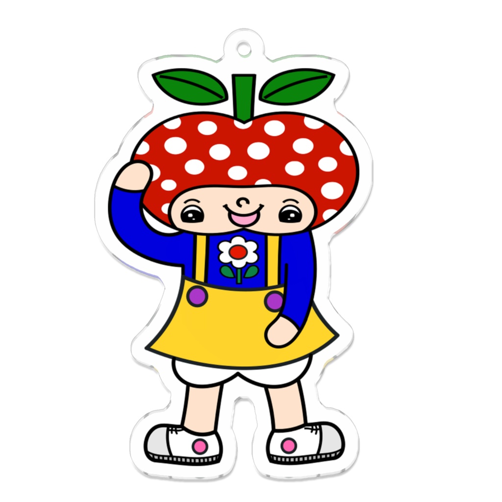 水玉リンゴちゃん こんちは!