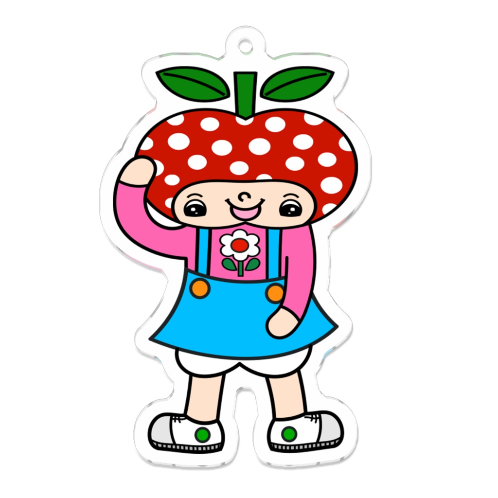 水玉リンゴちゃん こんちは!