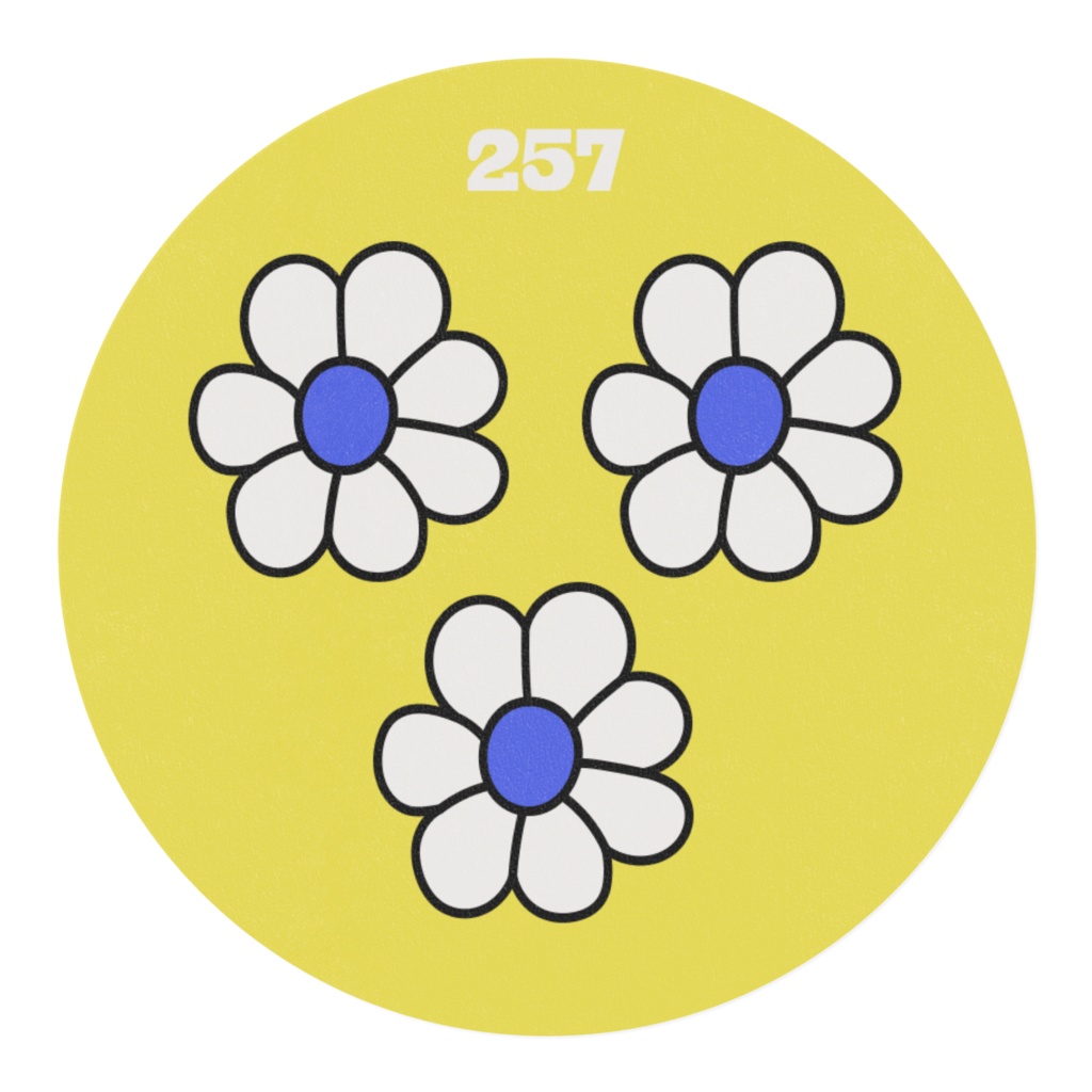 レトロな花さん