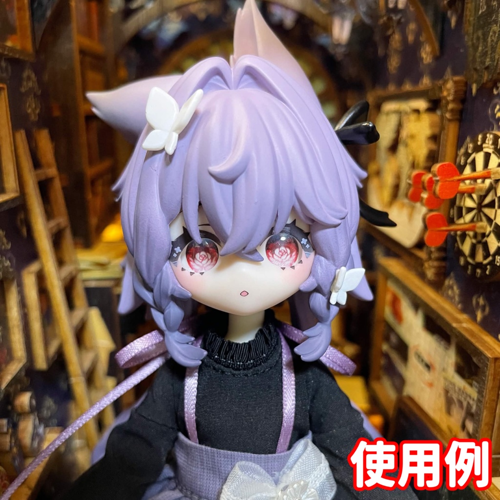 【8mmカボションアイ】ローズガーデン