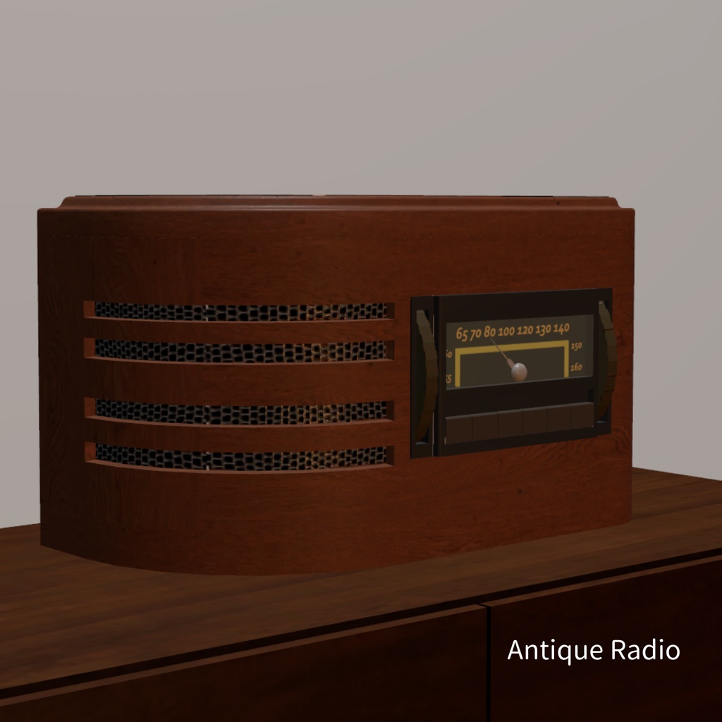 Antique Wood Radio