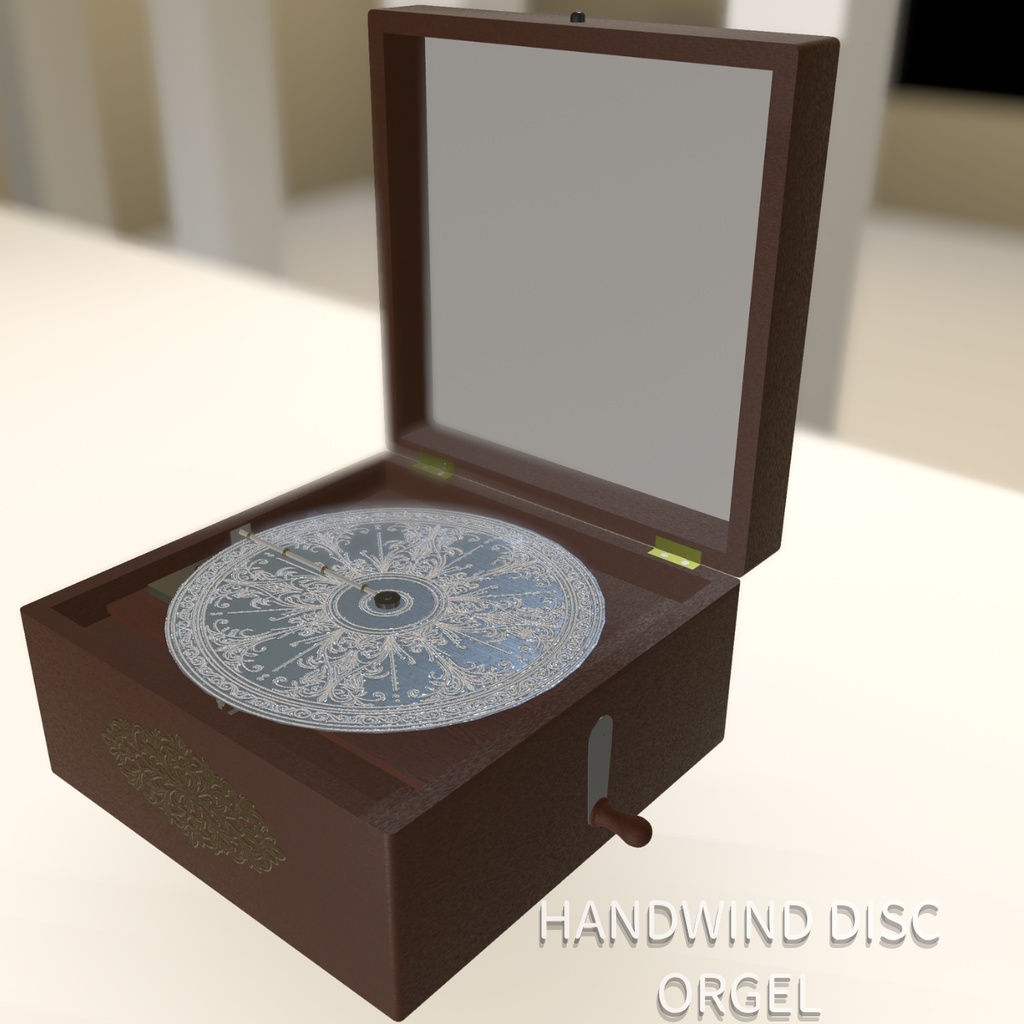 【VRC向け】Handwind Disc Orgel / ディスクオルゴール