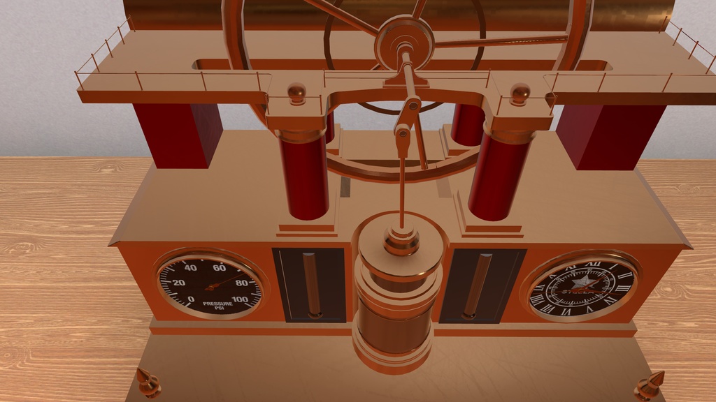 【VRC向け】Beam Engine Clock / 蒸気ビームエンジン時計