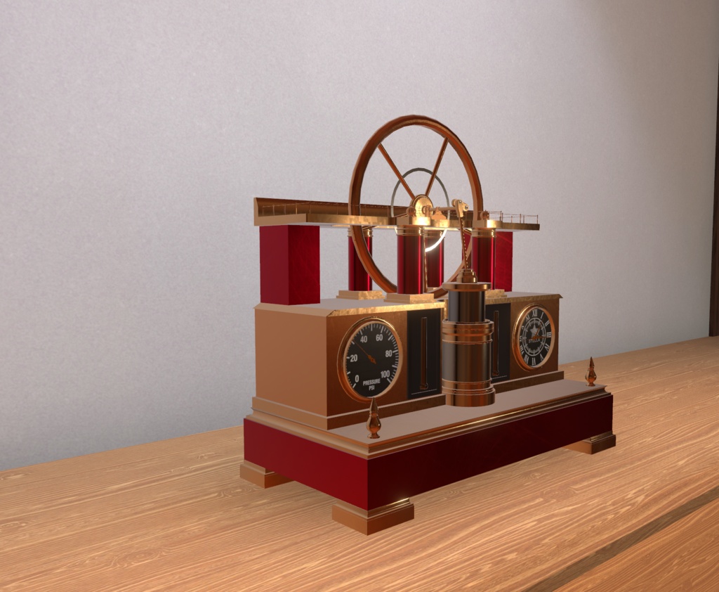 【VRC向け】Beam Engine Clock / 蒸気ビームエンジン時計