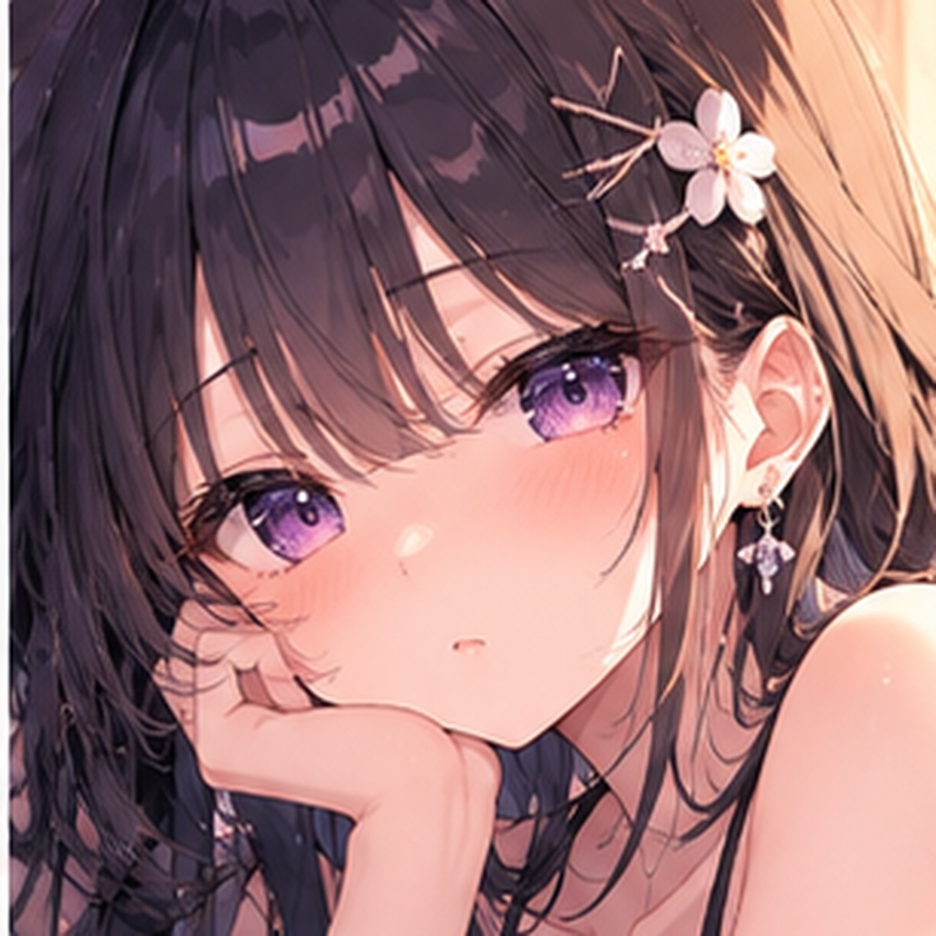 オリジナルAI美少女アイコン10枚セット Vol.2｜SNS用PNG素材
