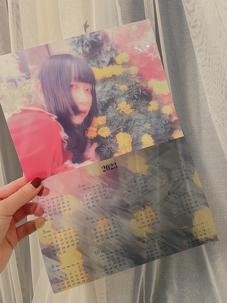 白昼夢クリアポスターカレンダー