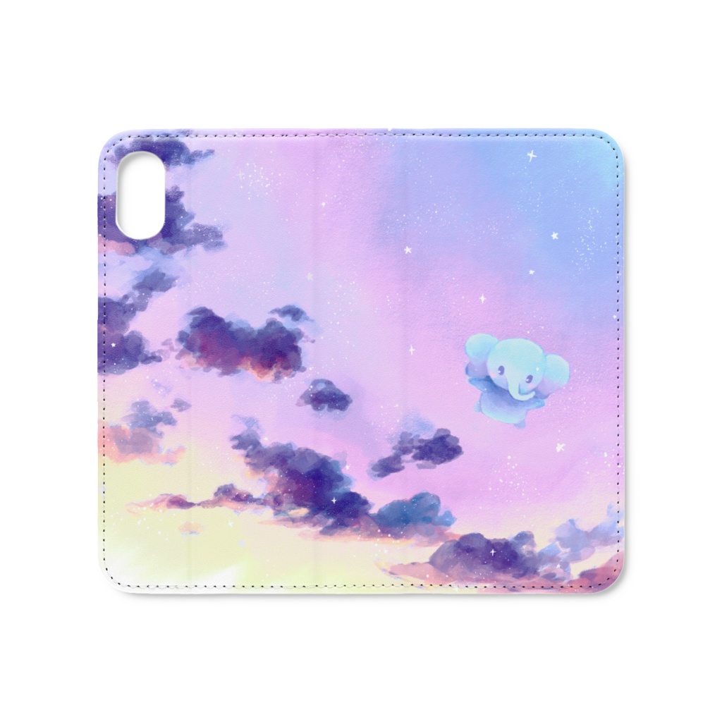 iPhoneケース ゾウ(1)