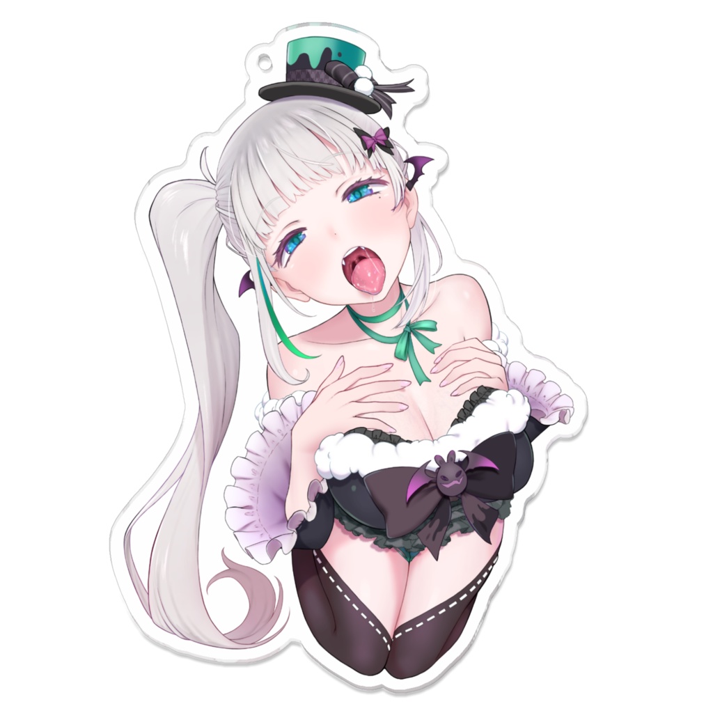 愛守ノユリ アクリルキーホルダー(コーティング) デザインD