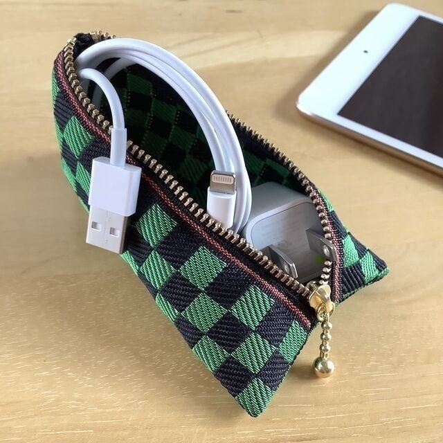 鬼滅の刃 炭治郎イメージカラー 畳縁 ペンケース