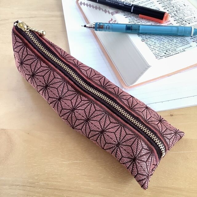 鬼滅の刃 炭治郎&禰󠄀豆子イメージカラーセット 畳縁 ペンケース②