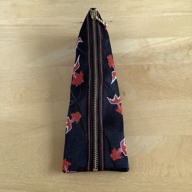 【金魚】畳縁 テトラ型 ペンケース 黒 和風 シノワズリ