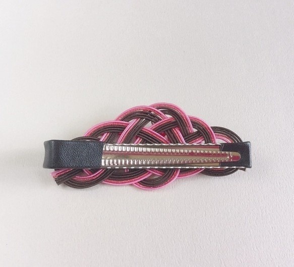 水引製 ゆらゆら金魚クリップ 夏祭り 浴衣に イチゴチョコ