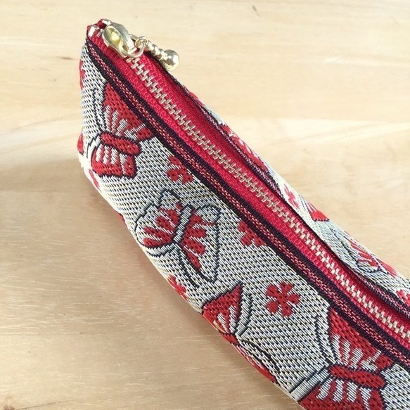 【胡蝶】畳縁 テトラ型 ペンケース 和風 ちょうちょ