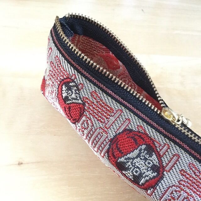 【ダルマ】畳縁 テトラ型 ペンケース 達磨 だるま 金 縁起物