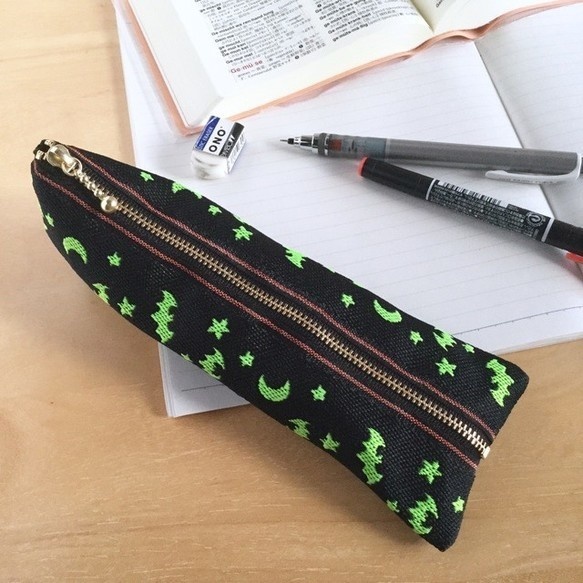 【こうもり】畳縁 テトラ型 ペンケース 蝙蝠 ゴスロリ ハロウィン
