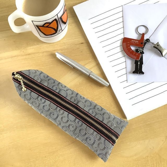 【鯖唐草】畳縁 ぺたんこ カードケース 小銭入れ カードケース ニュアンスカラー 唐草文様