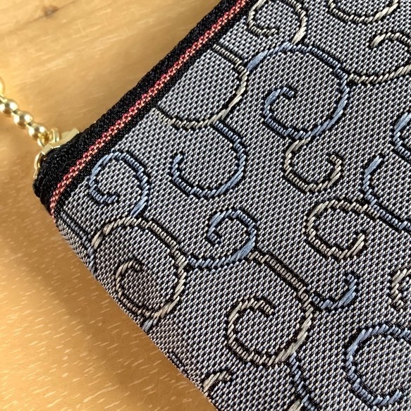 【鯖唐草】畳縁 ぺたんこ カードケース 小銭入れ カードケース ニュアンスカラー 唐草文様