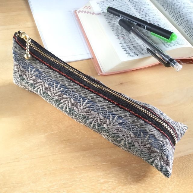 【オリエンタル】畳縁 ぺたんこ ミニポーチ 小銭入れ カードケース ニュアンスカラー